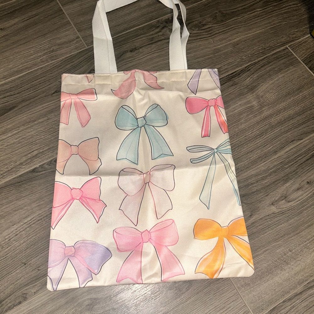 Colorful Bow Tote Bag - Picture 2 of 2